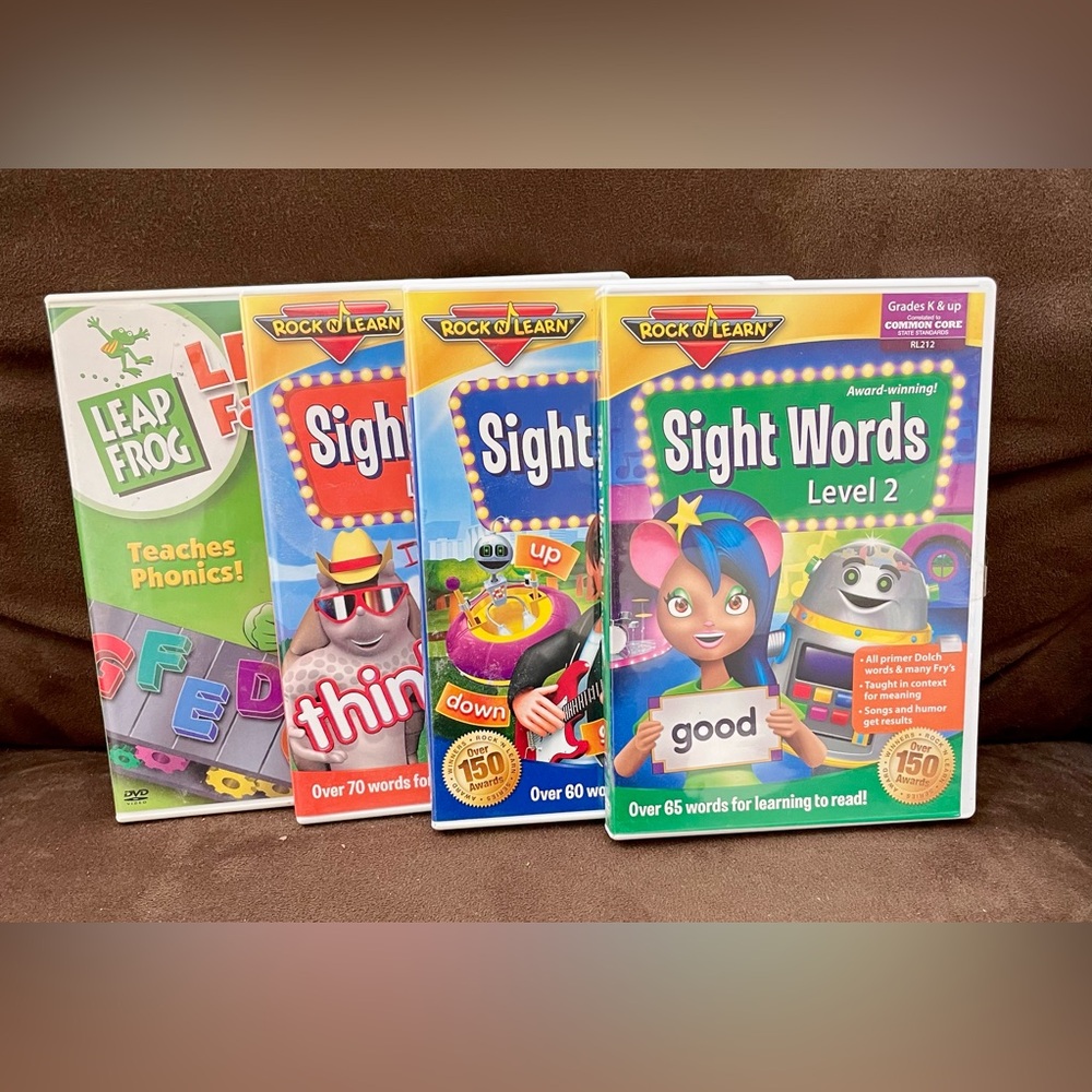 Rock 🎸 N Learn & Leap Frog 🐸 DVDs 📀
